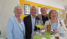 v.l.n.r:  Monika Franke (Aufwind); E. Frey (Rotary), H.Jung; Elisabeth Jung ( stellvertretende. Bürgermeisterin)